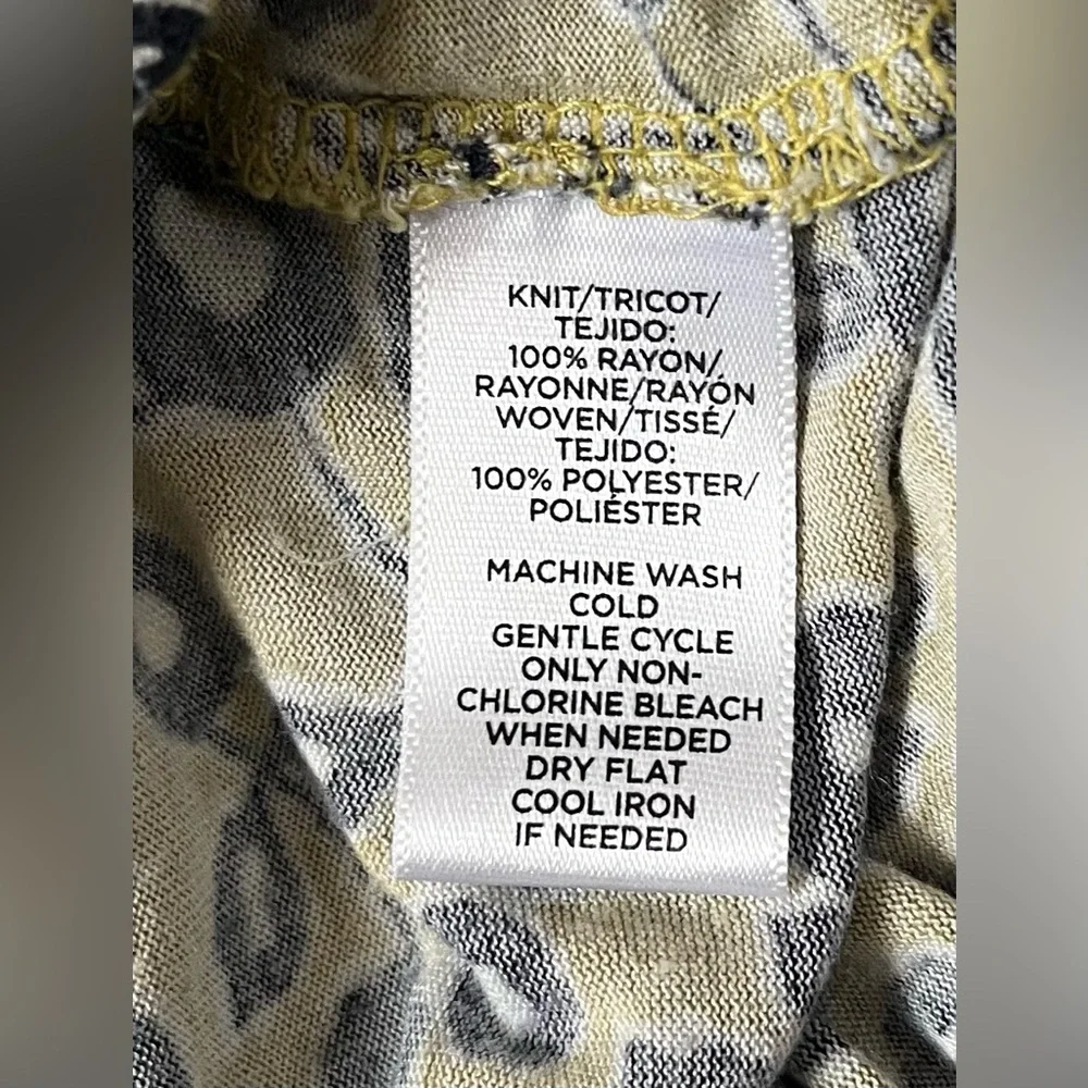 Ann Taylor LOFT Yellow and Black Floral Blouse size S - Picture 12 of 13